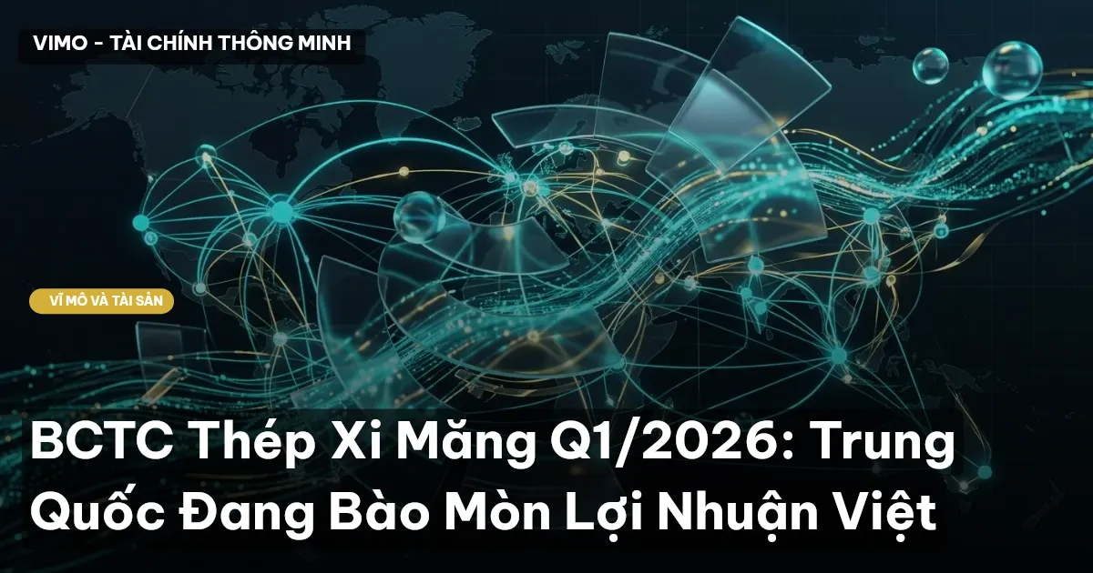 BCTC Thép Xi Măng Q1/2026: Trung Quốc Đang Bào Mòn Lợi Nhuận Việt