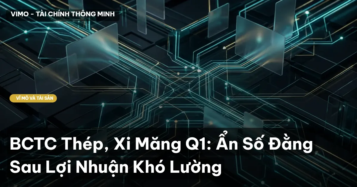 BCTC Thép, Xi Măng Q1: Ẩn Số Đằng Sau Lợi Nhuận Khó Lường