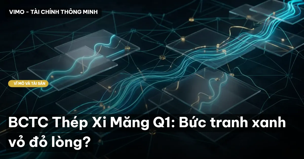 BCTC Thép Xi Măng Q1: Bức tranh xanh vỏ đỏ lòng?