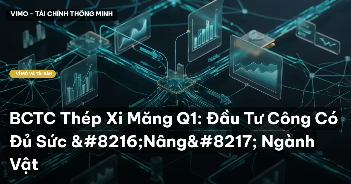 BCTC Thép Xi Măng Q1: Đầu Tư Công Có Đủ Sức ‘Nâng’ Ngành Vật