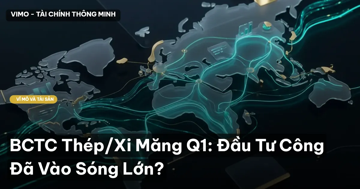 BCTC Thép/Xi Măng Q1: Đầu Tư Công Đã Vào Sóng Lớn?