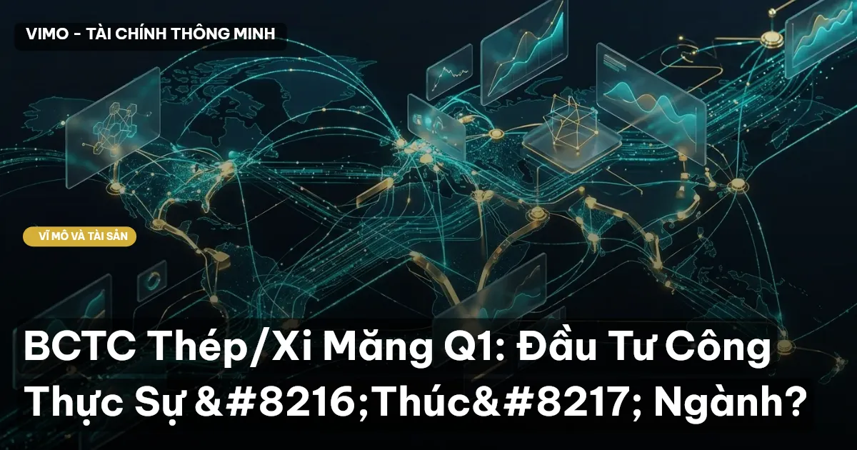 BCTC Thép/Xi Măng Q1: Đầu Tư Công Thực Sự ‘Thúc’ Ngành?