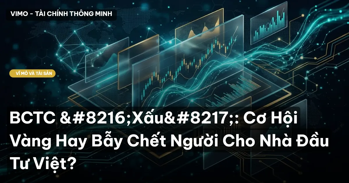 BCTC 'Xấu': Cơ Hội Vàng Hay Bẫy Chết Người Cho Nhà Đầu Tư Việt?