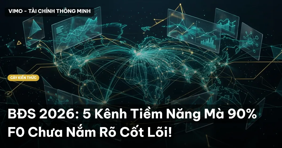 BĐS 2026: 5 Kênh Tiềm Năng Mà 90% F0 Chưa Nắm Rõ Cốt Lõi!