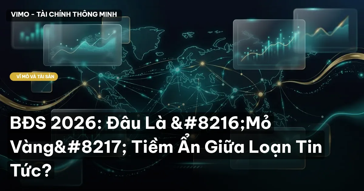 BĐS 2026: Đâu Là ‘Mỏ Vàng’ Tiềm Ẩn Giữa Loạn Tin Tức?