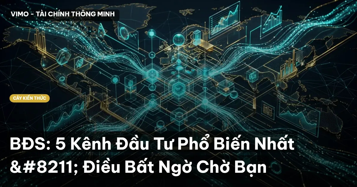 BĐS: 5 Kênh Đầu Tư Phổ Biến Nhất – Điều Bất Ngờ Chờ Bạn