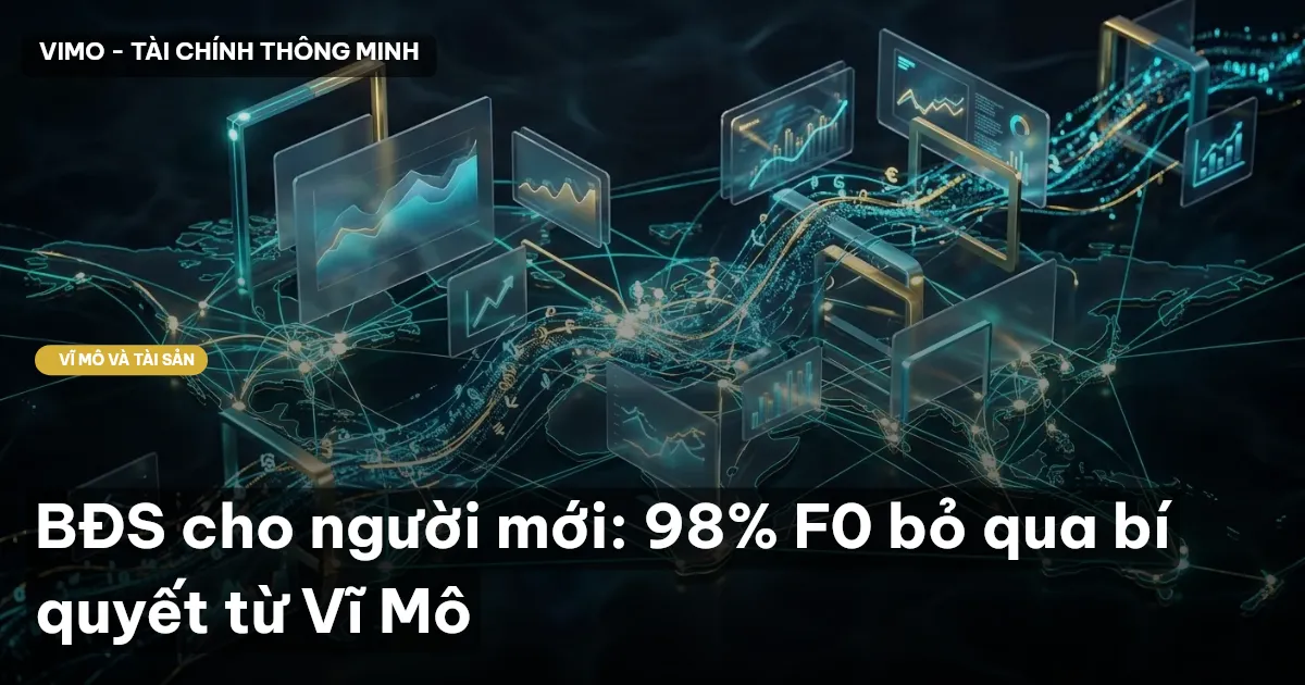 BĐS cho người mới: 98% F0 bỏ qua bí quyết từ Vĩ Mô