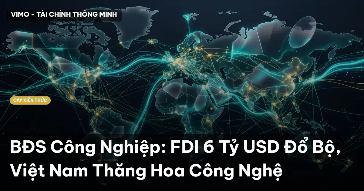 BĐS Công Nghiệp: FDI 6 Tỷ USD Đổ Bộ, Việt Nam Thăng Hoa Công Nghệ