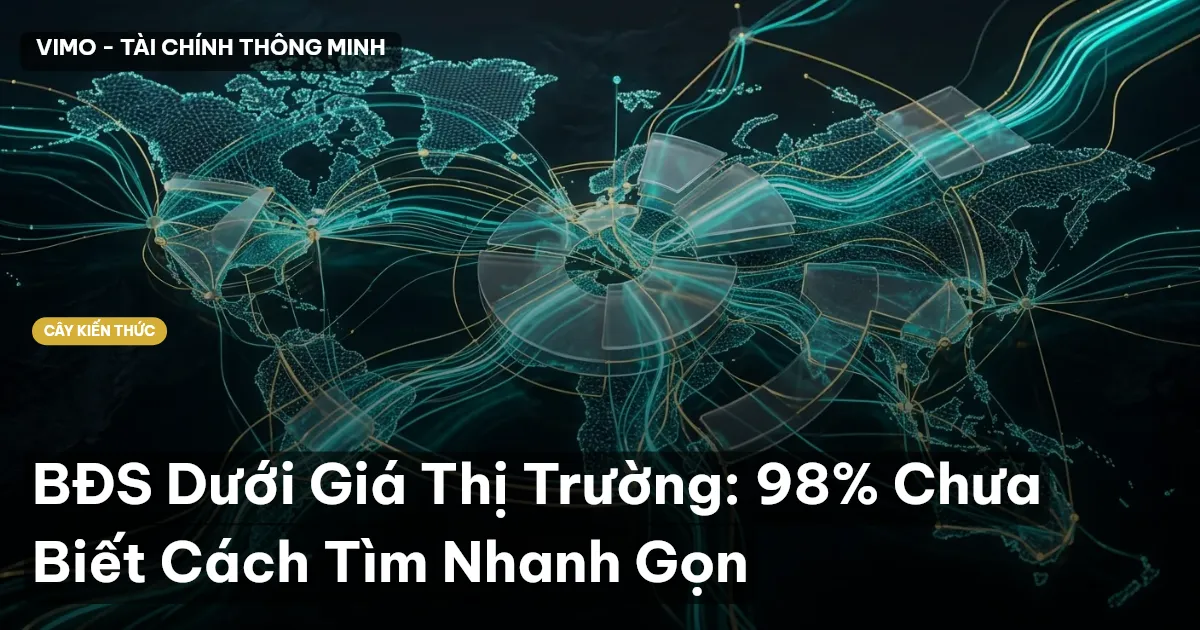 BĐS Dưới Giá Thị Trường: 98% Chưa Biết Cách Tìm Nhanh Gọn