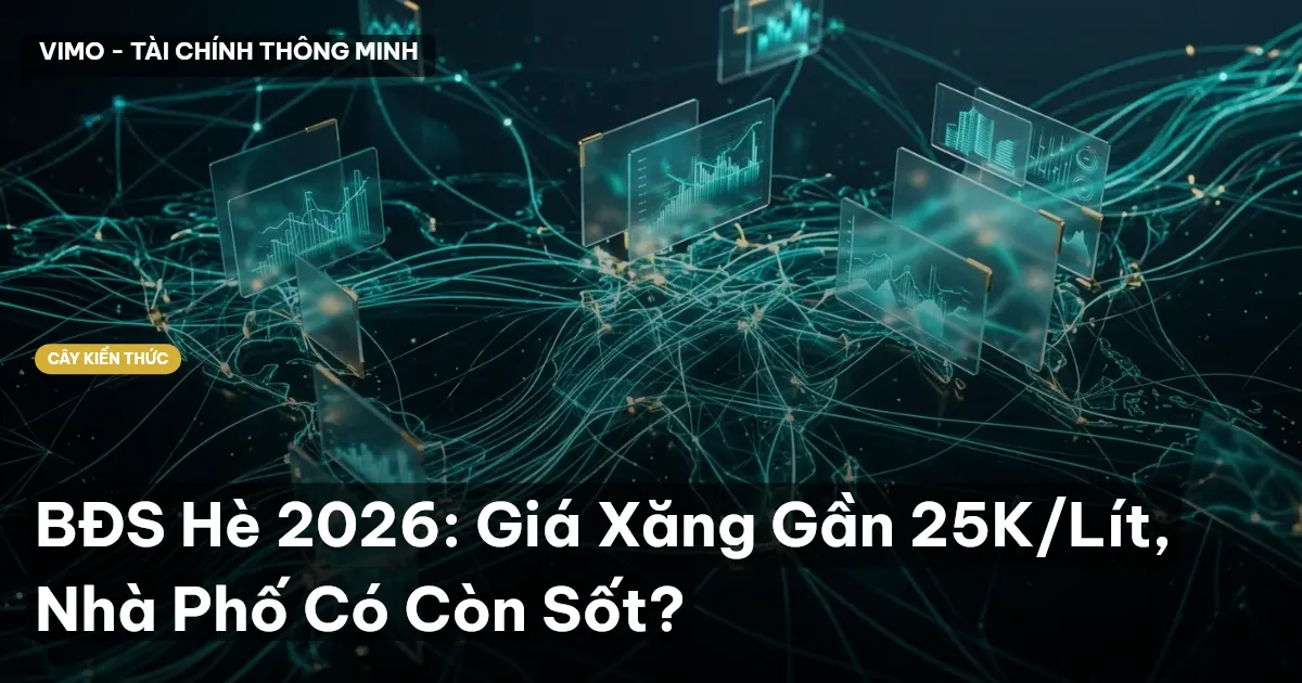 BĐS Hè 2026: Giá Xăng Gần 25K/Lít, Nhà Phố Có Còn Sốt?