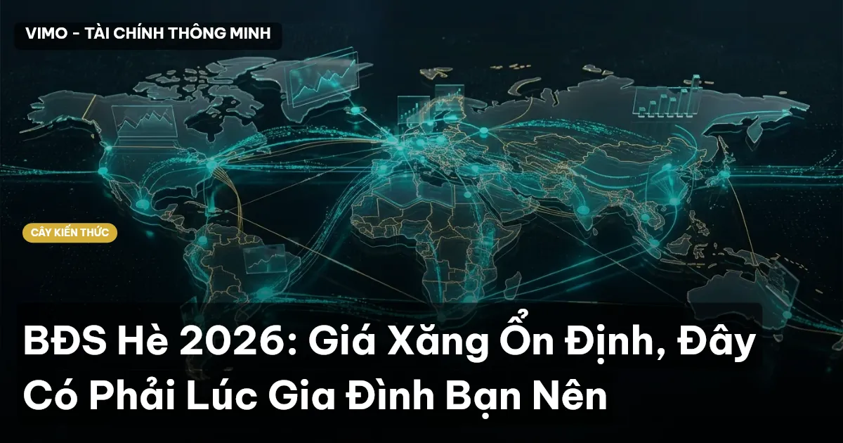 BĐS Hè 2026: Giá Xăng Ổn Định, Đây Có Phải Lúc Gia Đình Bạn Nên
