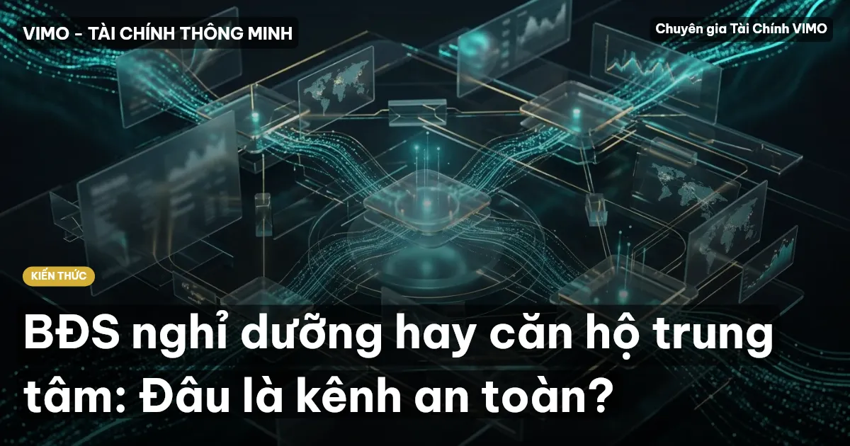 BĐS nghỉ dưỡng hay căn hộ trung tâm: Đâu là kênh an toàn?