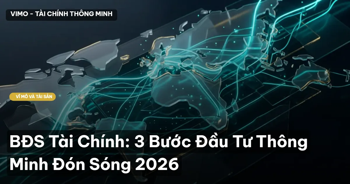 BĐS Tài Chính: 3 Bước Đầu Tư Thông Minh Đón Sóng 2026