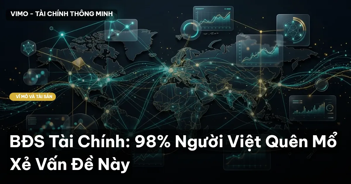 BĐS Tài Chính: 98% Người Việt Quên Mổ Xẻ Vấn Đề Này