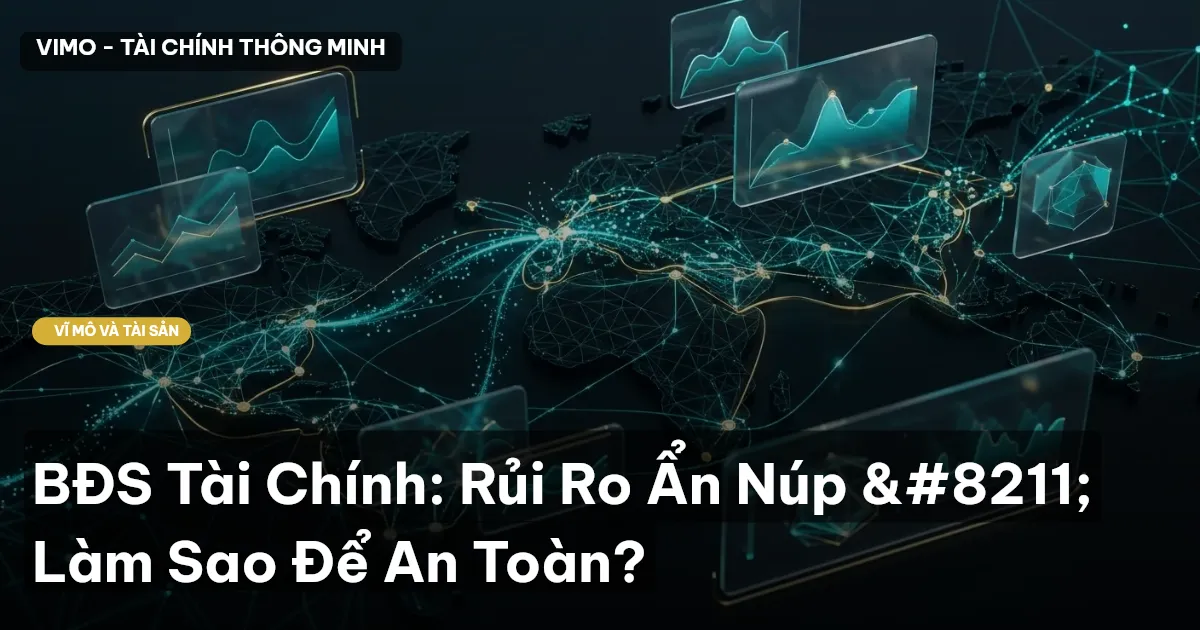 BĐS Tài Chính: Rủi Ro Ẩn Núp – Làm Sao Để An Toàn?