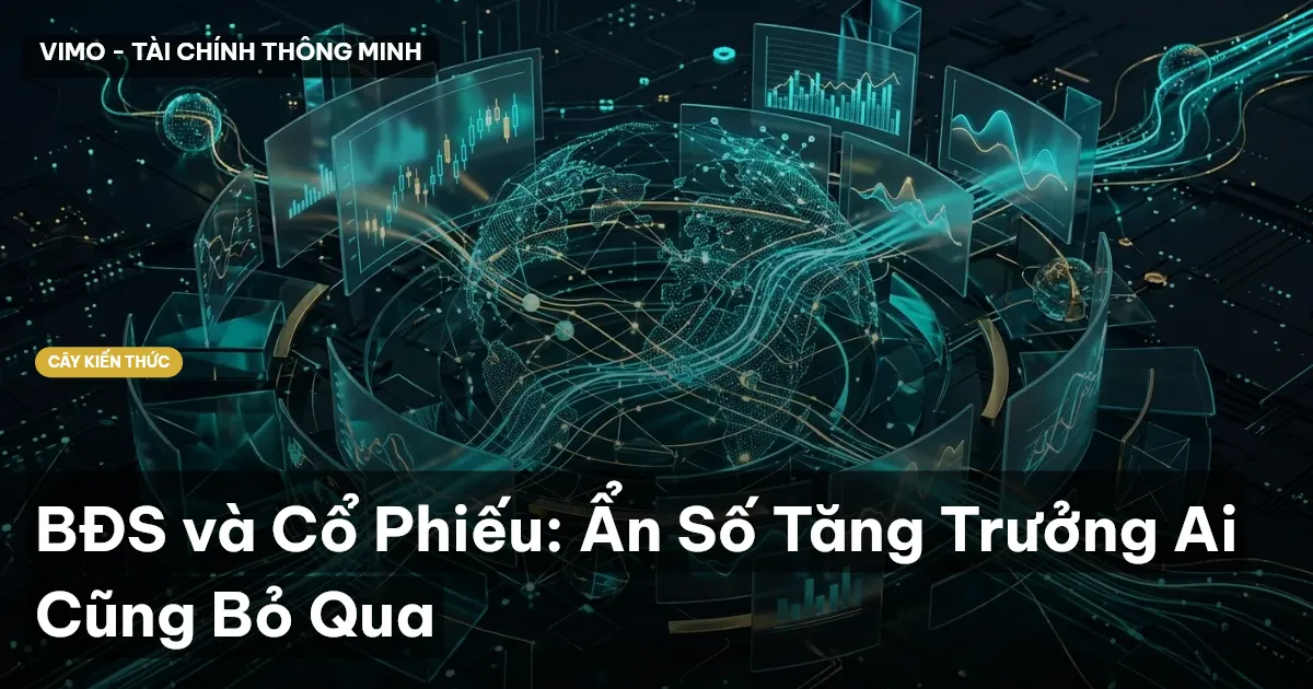 BĐS và Cổ Phiếu: Ẩn Số Tăng Trưởng Ai Cũng Bỏ Qua