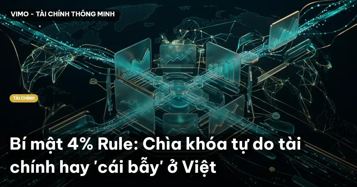 Bí mật 4% Rule: Chìa khóa tự do tài chính hay 'cái bẫy' ở Việt
