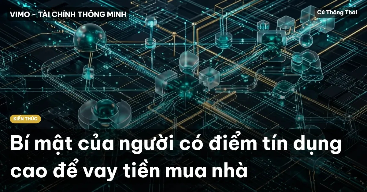 Bí mật của người có điểm tín dụng cao để vay tiền mua nhà