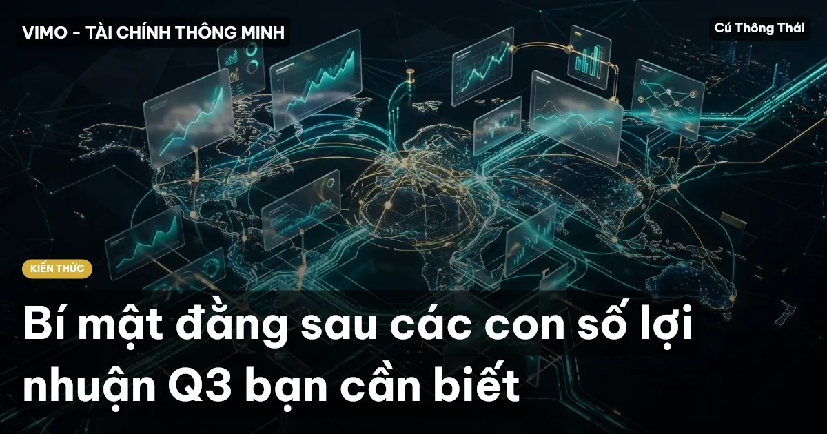Bí mật đằng sau các con số lợi nhuận Q3 bạn cần biết