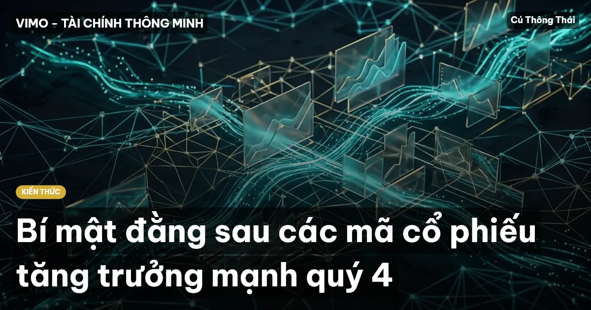 Bí mật đằng sau các mã cổ phiếu tăng trưởng mạnh quý 4