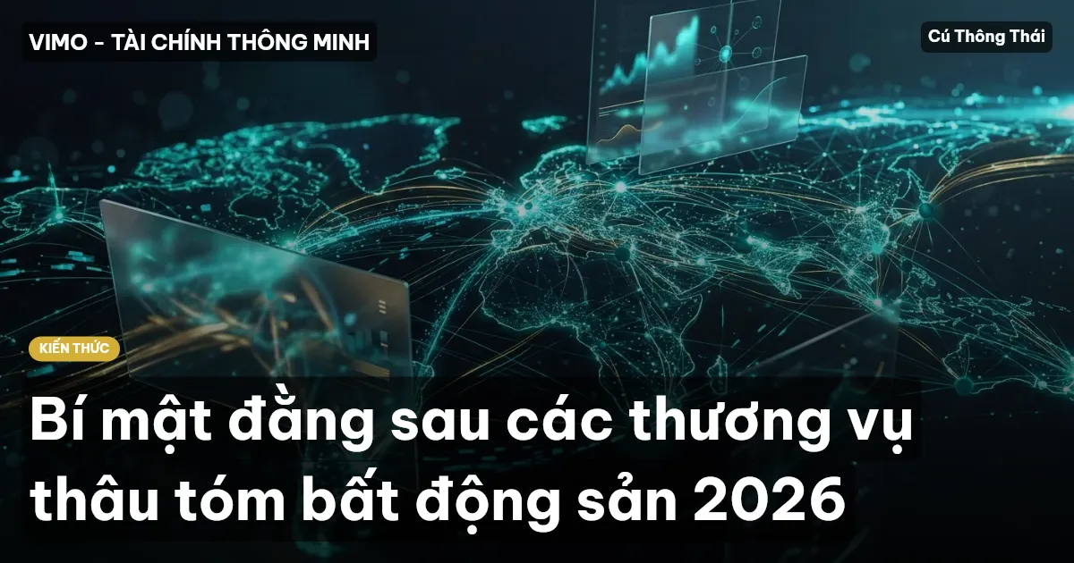 Bí mật đằng sau các thương vụ thâu tóm bất động sản 2026