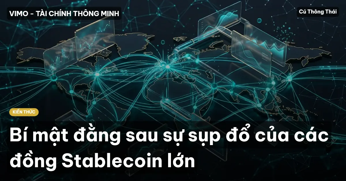 Bí mật đằng sau sự sụp đổ của các đồng Stablecoin lớn