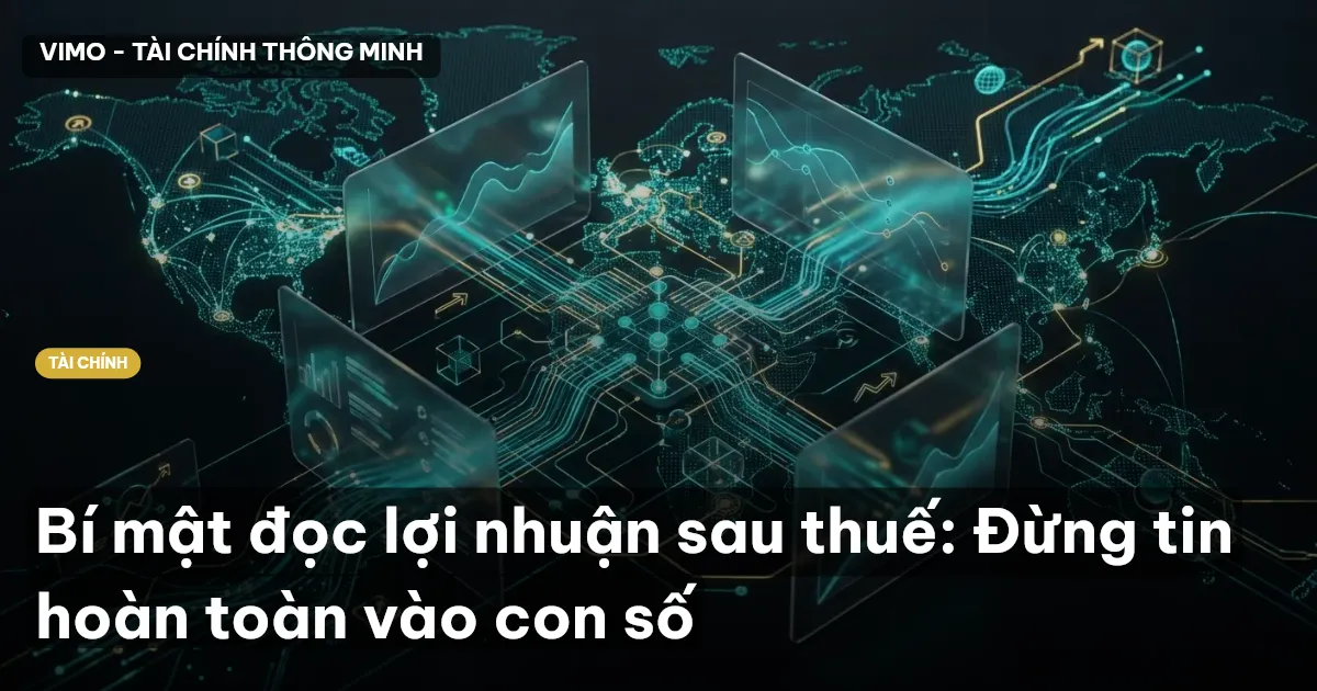 Bí mật đọc lợi nhuận sau thuế: Đừng tin hoàn toàn vào con số
