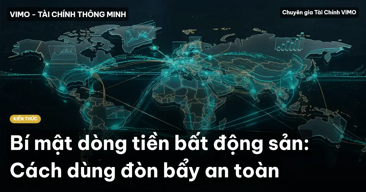 Bí mật dòng tiền bất động sản: Cách dùng đòn bẩy an toàn
