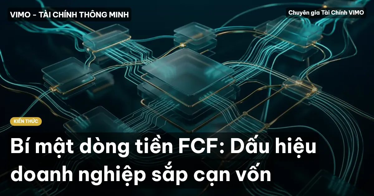 Bí mật dòng tiền FCF: Dấu hiệu doanh nghiệp sắp cạn vốn