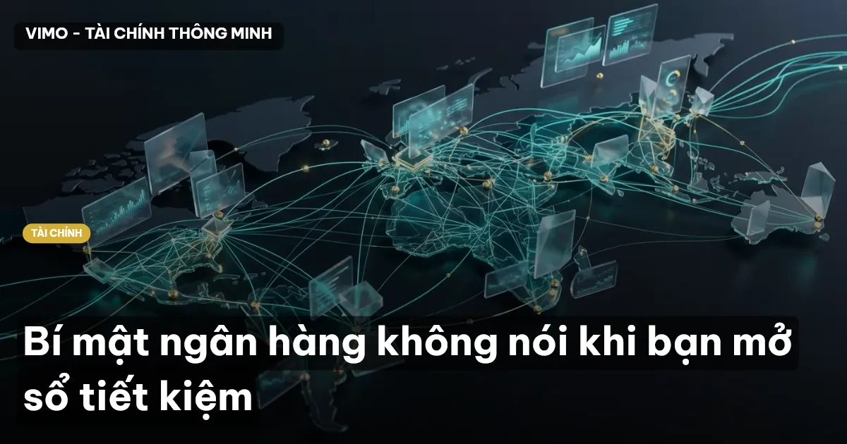 Bí mật ngân hàng không nói khi bạn mở sổ tiết kiệm
