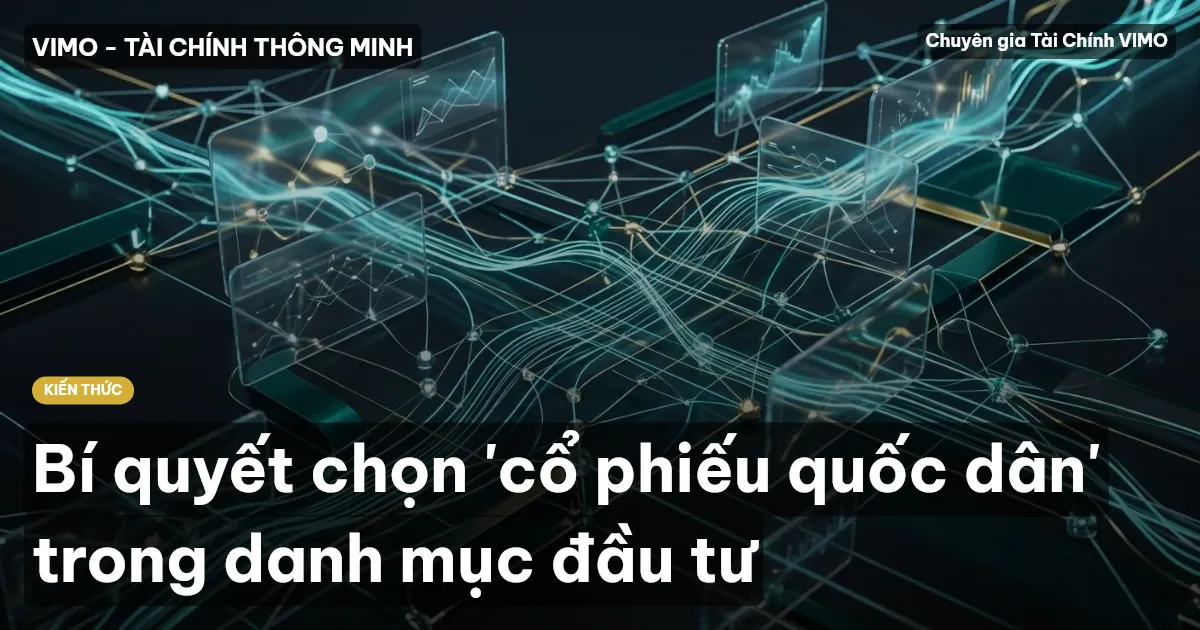 Bí quyết chọn 'cổ phiếu quốc dân' trong danh mục đầu tư