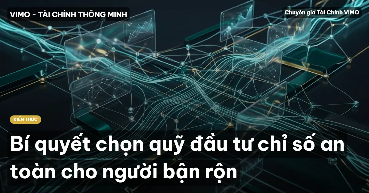 Bí quyết chọn quỹ đầu tư chỉ số an toàn cho người bận rộn