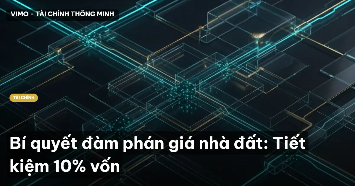 Bí quyết đàm phán giá nhà đất: Tiết kiệm 10% vốn