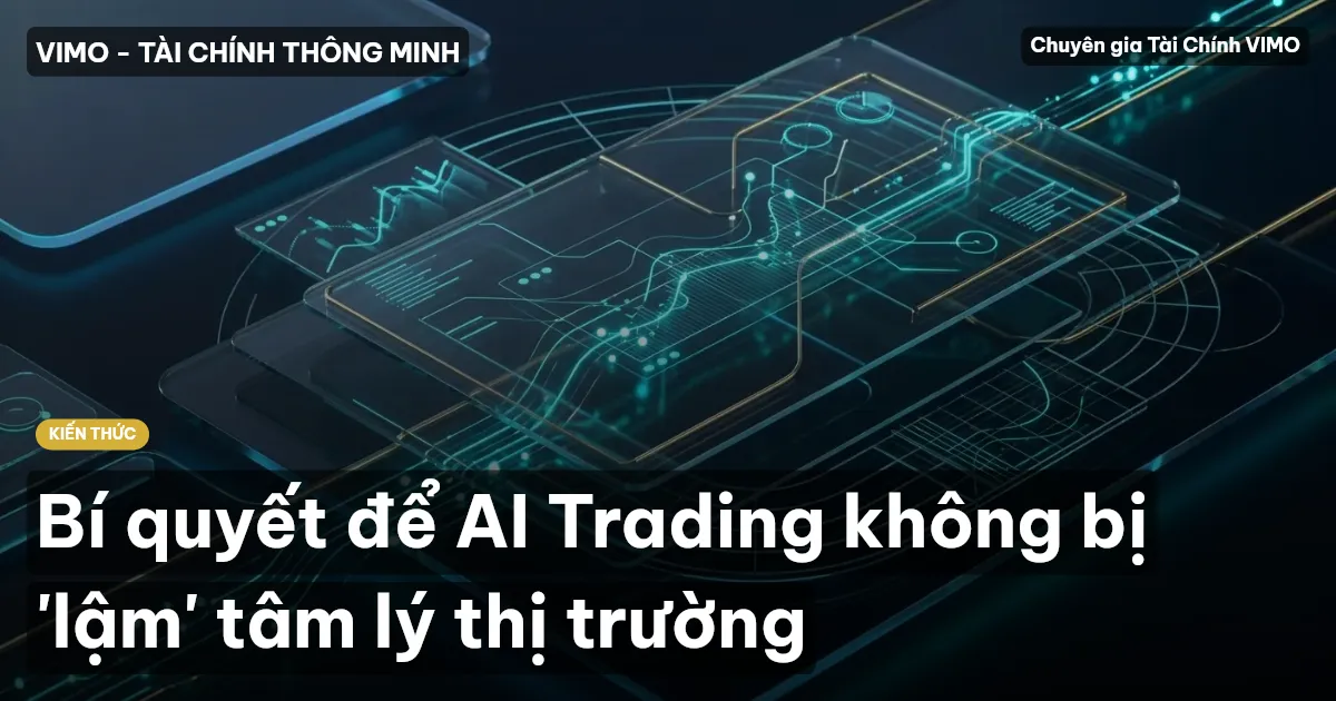 Bí quyết để AI Trading không bị 'lậm' tâm lý thị trường