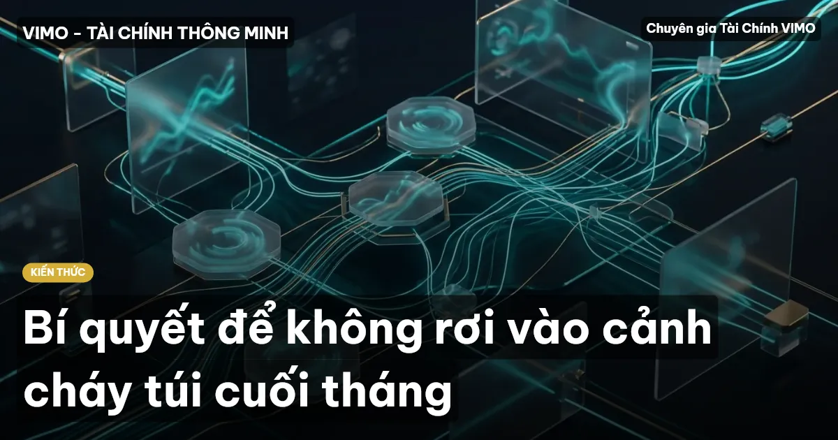 Bí quyết để không rơi vào cảnh cháy túi cuối tháng