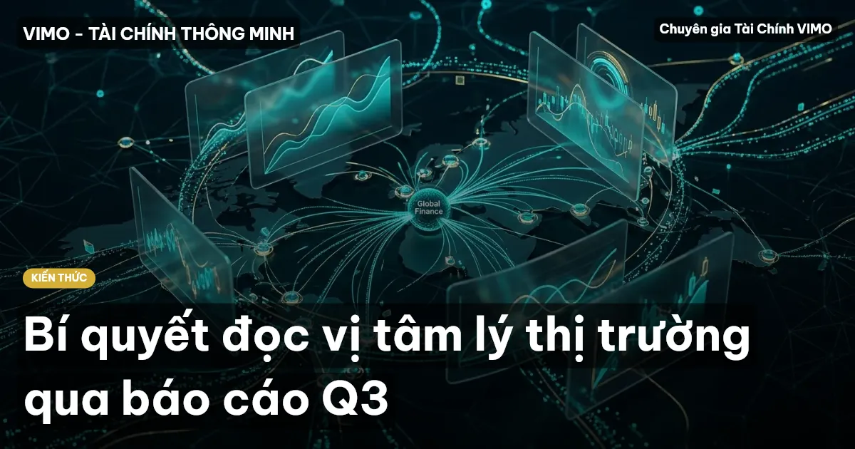 Bí quyết đọc vị tâm lý thị trường qua báo cáo Q3