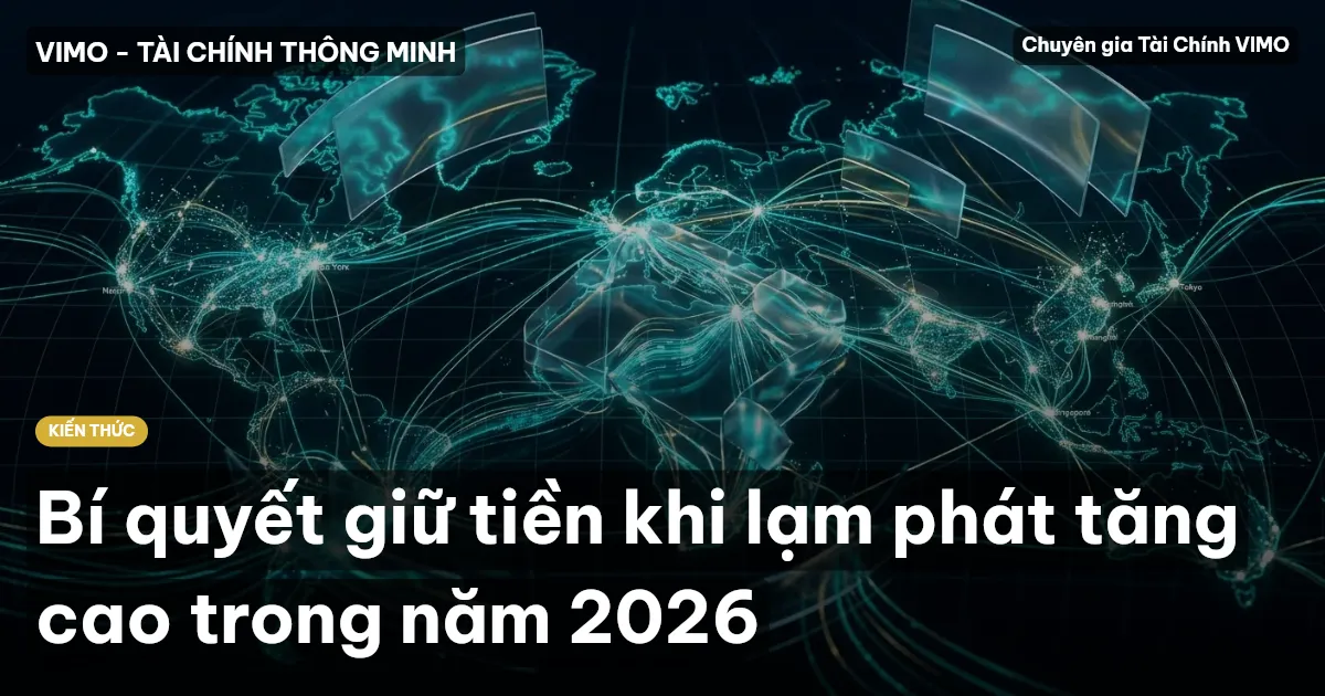 Bí quyết giữ tiền khi lạm phát tăng cao trong năm 2026