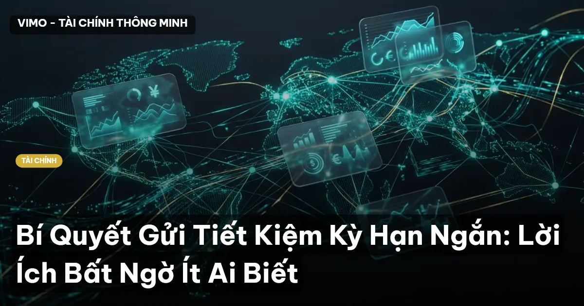 Bí Quyết Gửi Tiết Kiệm Kỳ Hạn Ngắn: Lời Ích Bất Ngờ Ít Ai Biết