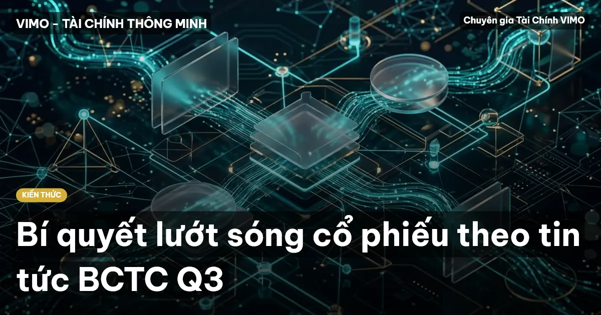 Bí quyết lướt sóng cổ phiếu theo tin tức BCTC Q3