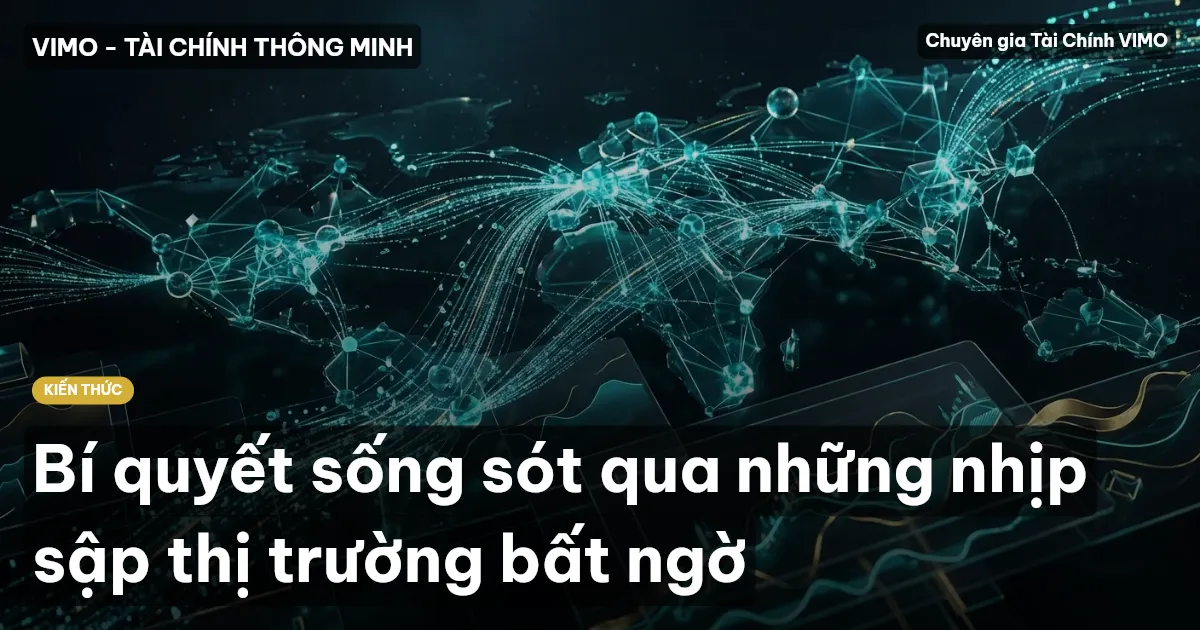 Bí quyết sống sót qua những nhịp sập thị trường bất ngờ