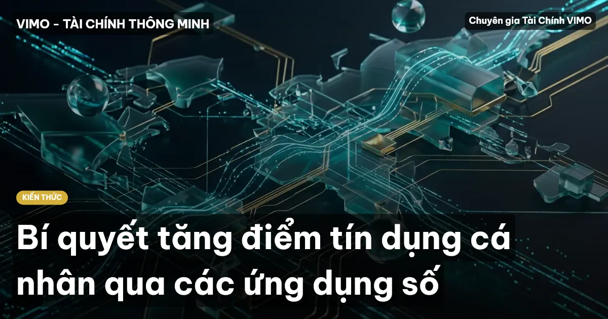 Bí quyết tăng điểm tín dụng cá nhân qua các ứng dụng số