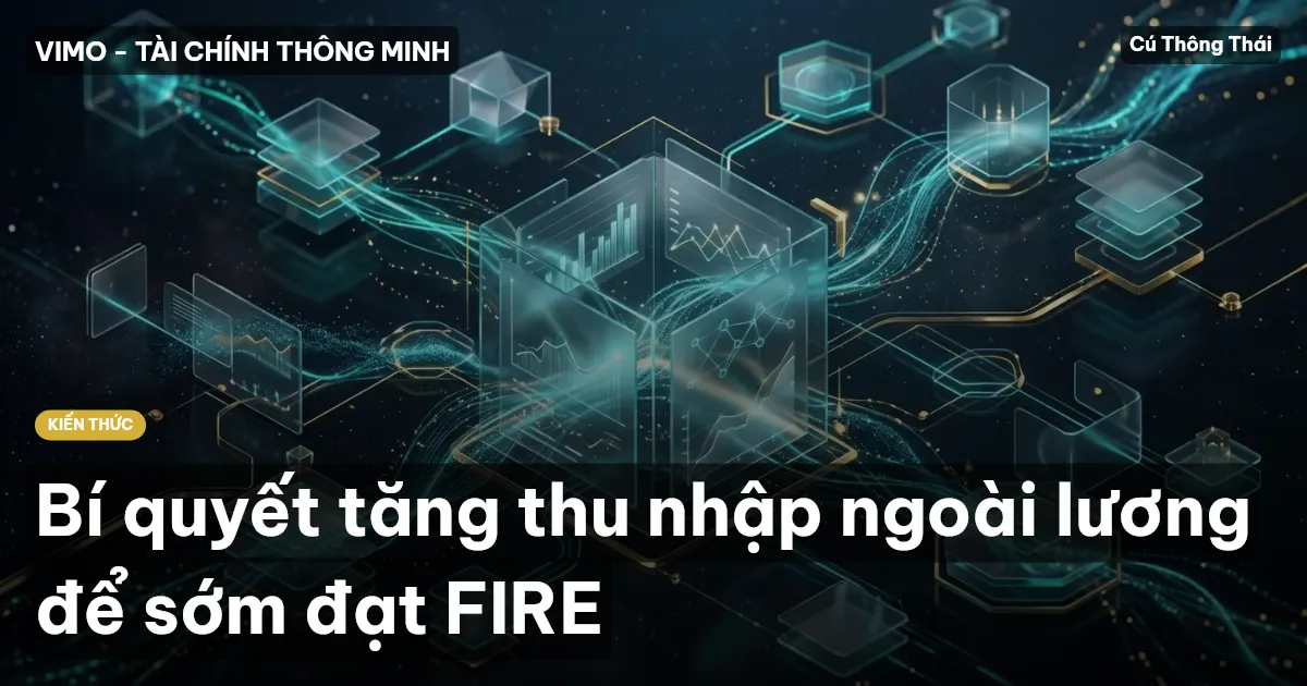 Bí quyết tăng thu nhập ngoài lương để sớm đạt FIRE