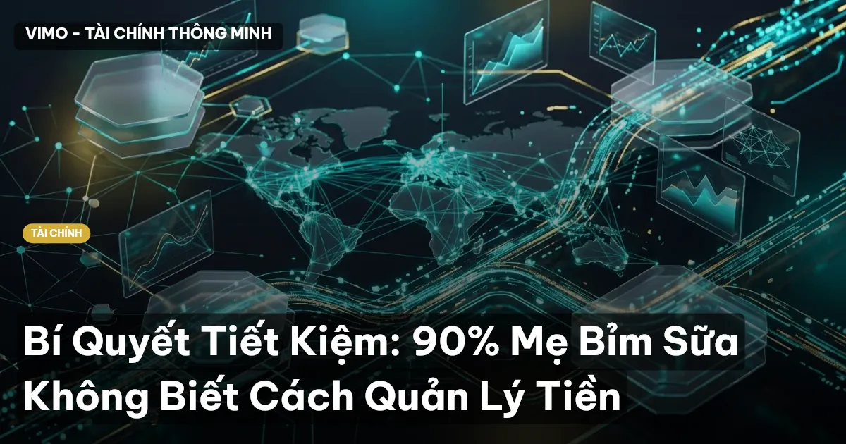 Bí Quyết Tiết Kiệm: 90% Mẹ Bỉm Sữa Không Biết Cách Quản Lý Tiền