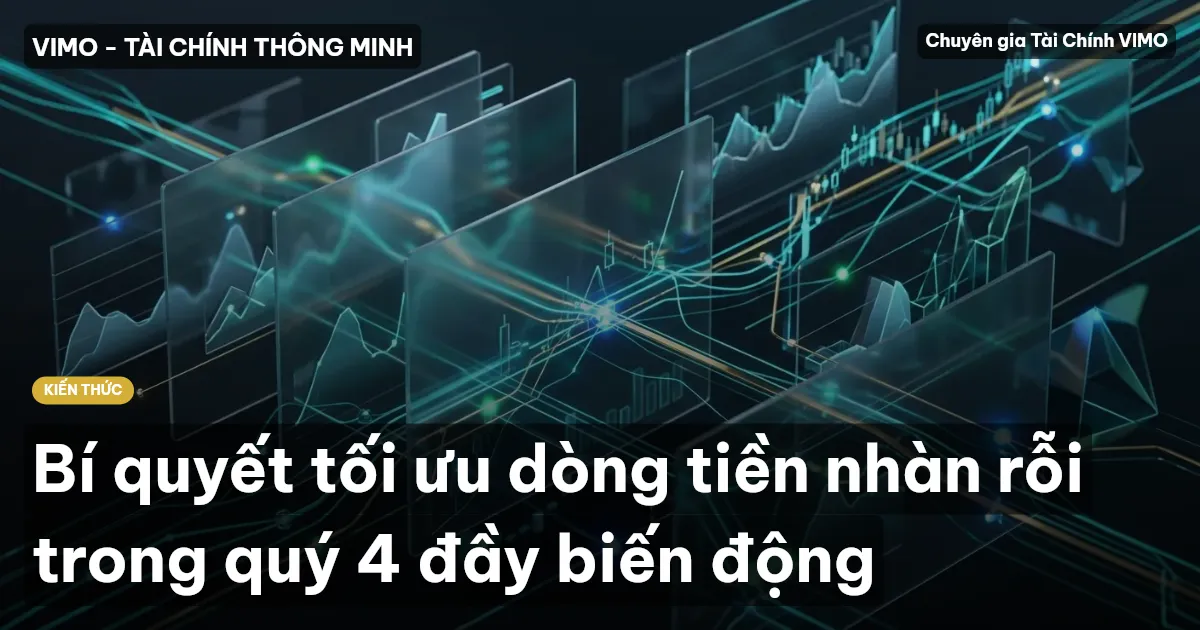 Bí quyết tối ưu dòng tiền nhàn rỗi trong quý 4 đầy biến động