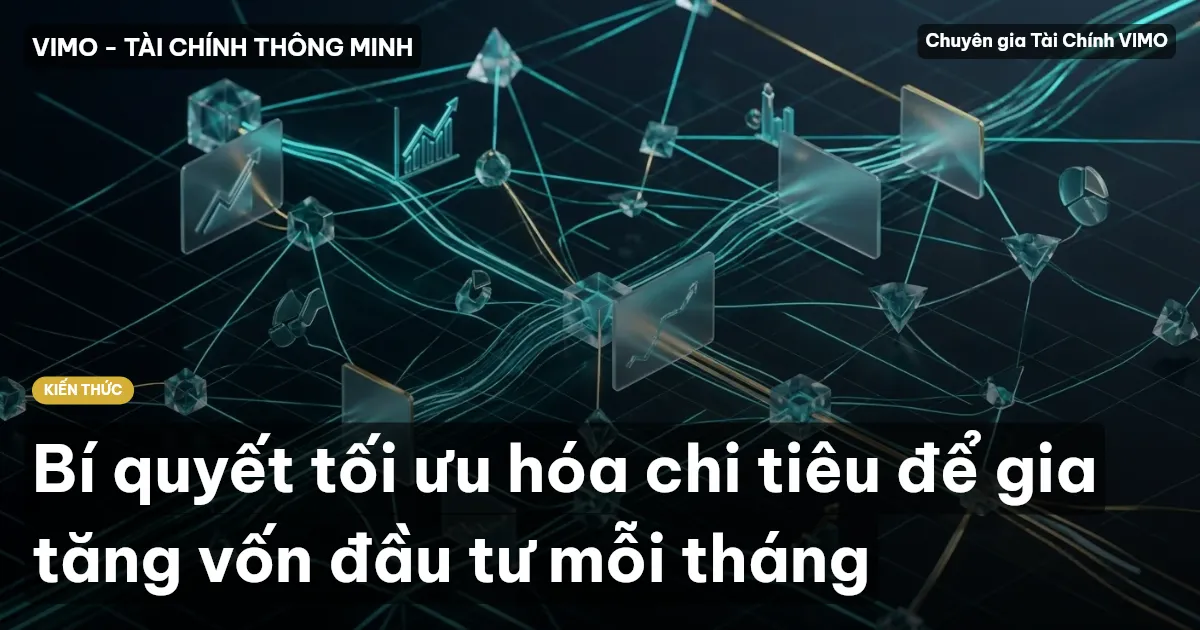 Bí quyết tối ưu hóa chi tiêu để gia tăng vốn đầu tư mỗi tháng