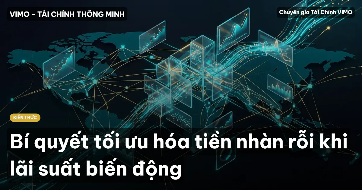 Bí quyết tối ưu hóa tiền nhàn rỗi khi lãi suất biến động