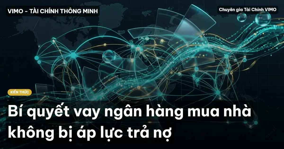 Bí quyết vay ngân hàng mua nhà không bị áp lực trả nợ