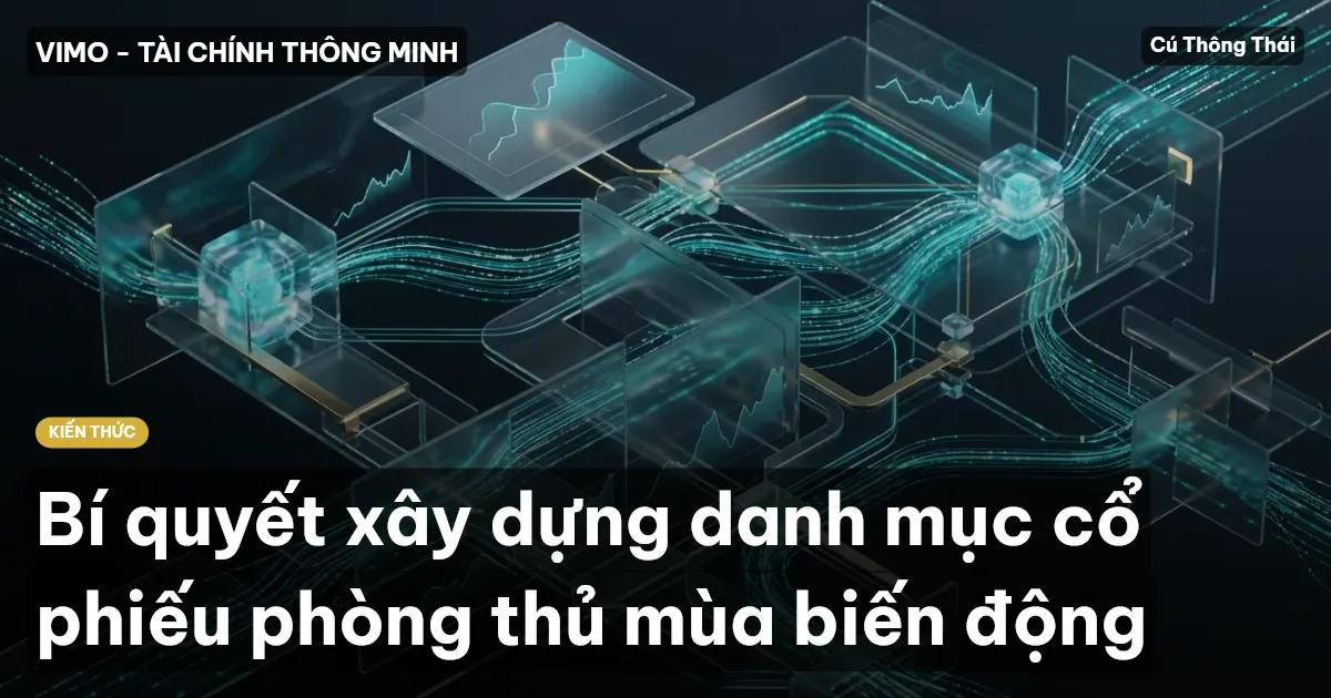 Bí quyết xây dựng danh mục cổ phiếu phòng thủ mùa biến động