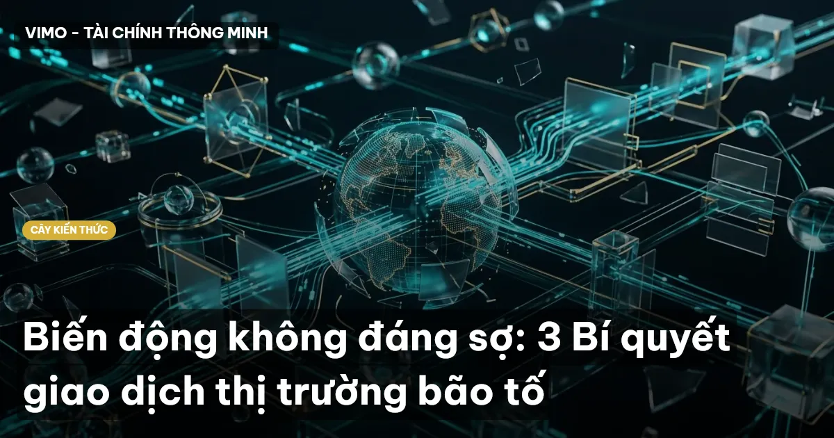 Biến động không đáng sợ: 3 Bí quyết giao dịch thị trường bão tố