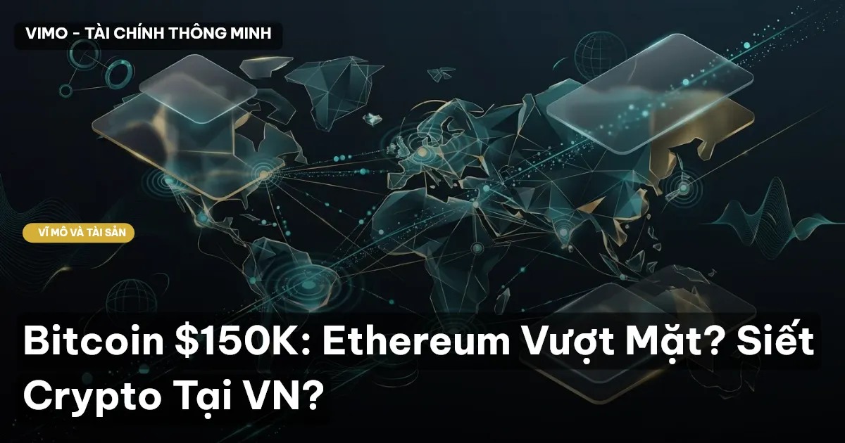 Bitcoin $150K: Ethereum Vượt Mặt? Siết Crypto Tại VN?